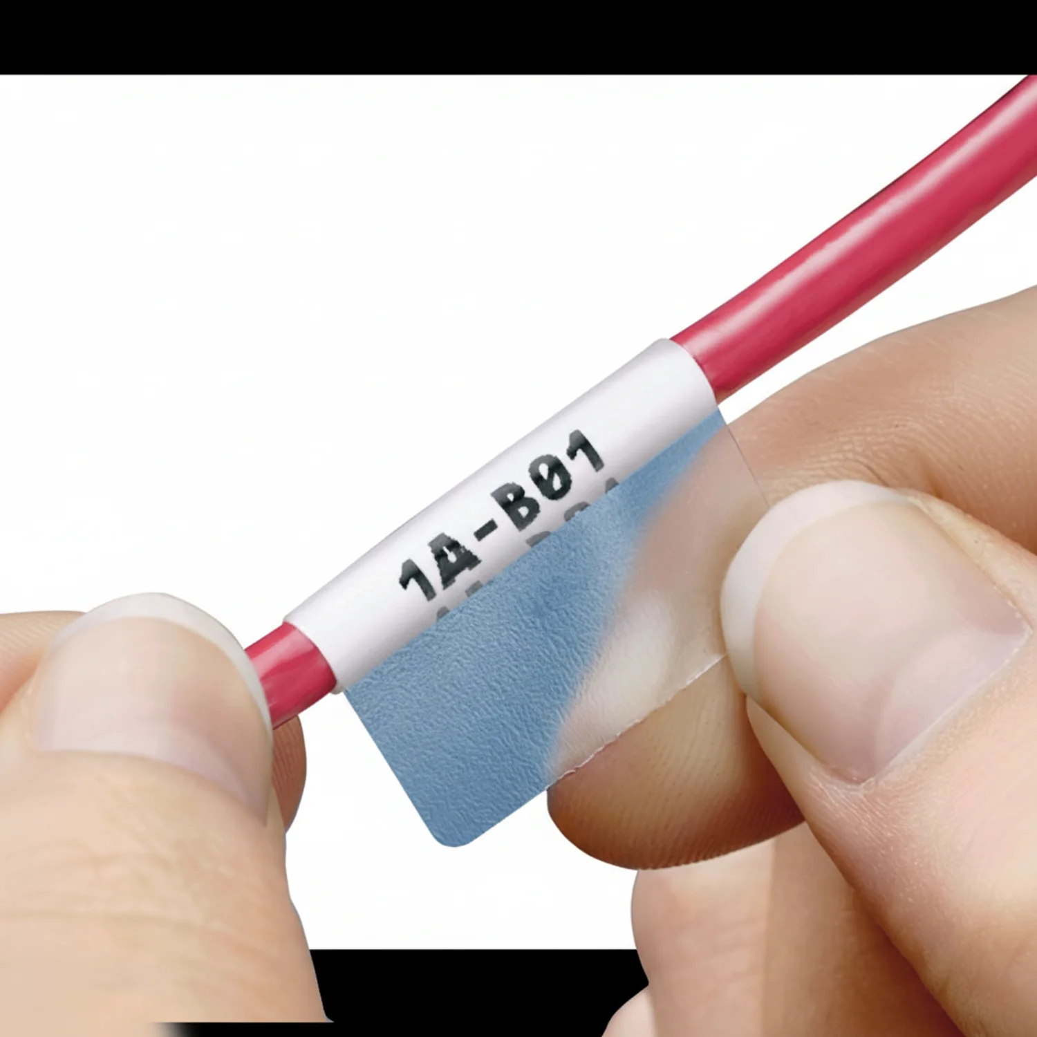 Panduit S050X150YAJ Self-Lam, Polyester, White, 5000 Lbls, L/IJ, 1.5"x0.5", 0.5" PO H