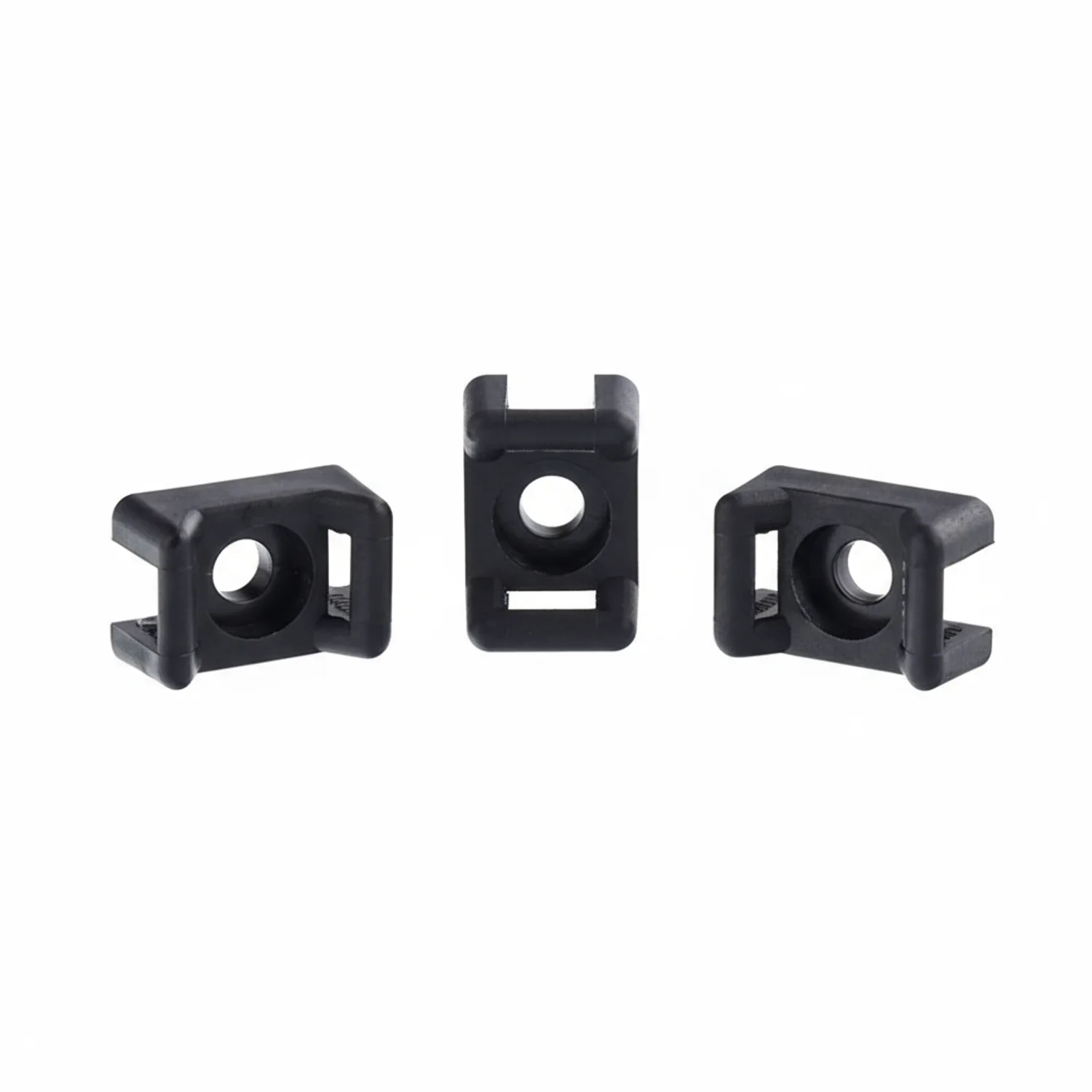 Saddle Mount #6 Screw Black 100/bag