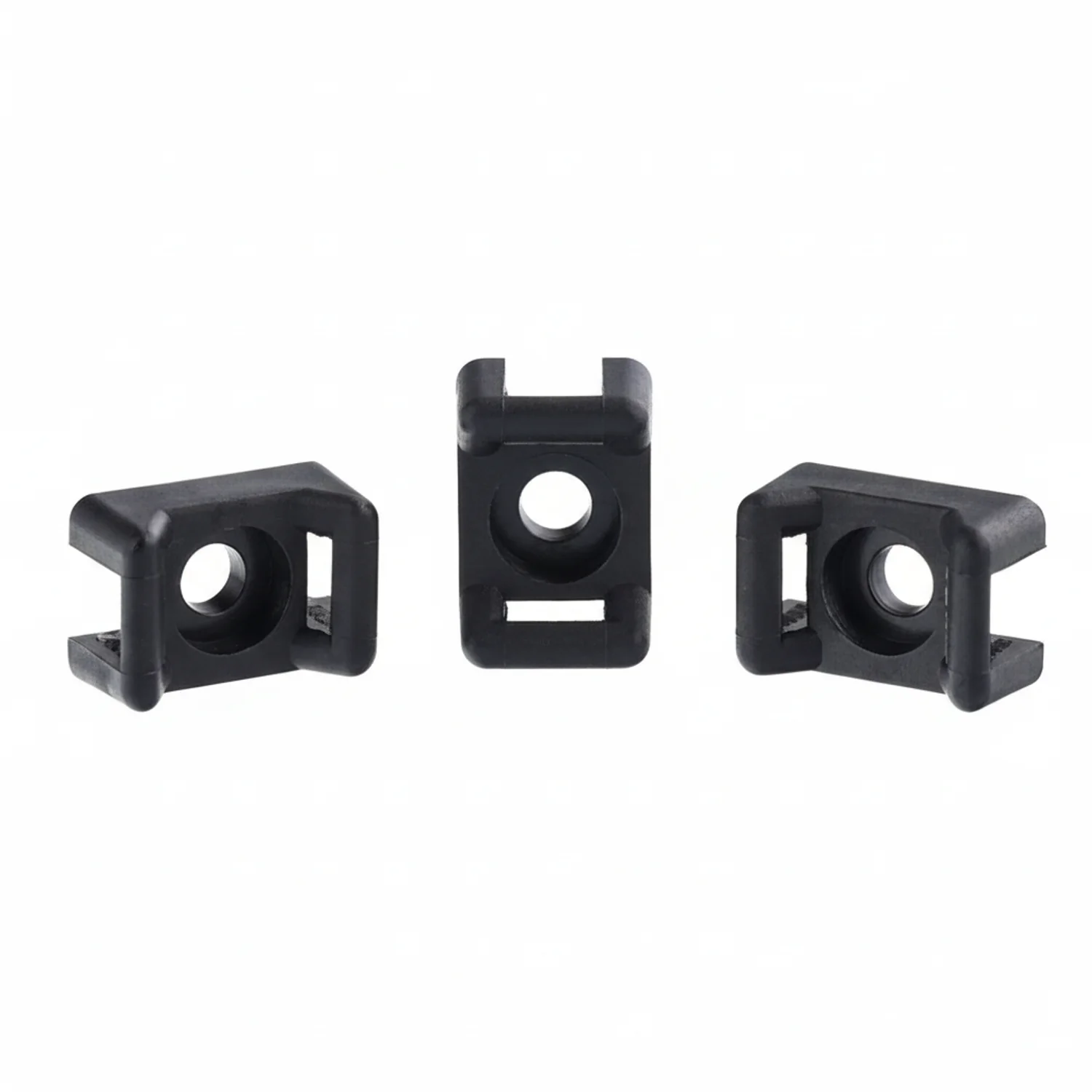 Saddle Mount #8 Screw Black 100/bag