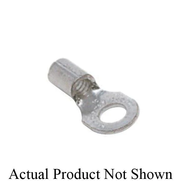 Sta-Kon Non-Insulated Ring Terminal, 12-10 AWG, #10 Stud, 500 Pack