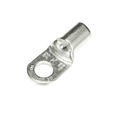 Sta-Kon Non-Insulated Ring Terminal, 2/0AN-3/0 AWG, #1 Stud, Metallic, 50 Pack
