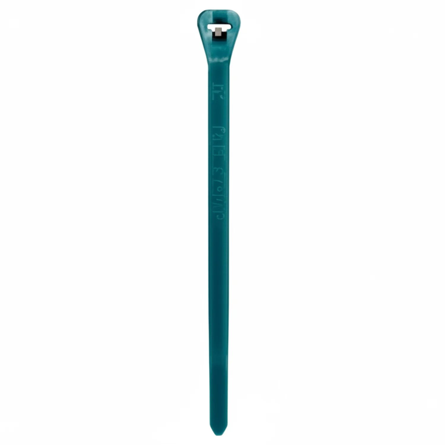 Thomas & Betts Ty-Rap TYZ23M 4" 18lb Aqua Radiation Resistant Tefzel Fluoropolymer Cable Tie 1000/Bag - Image 3