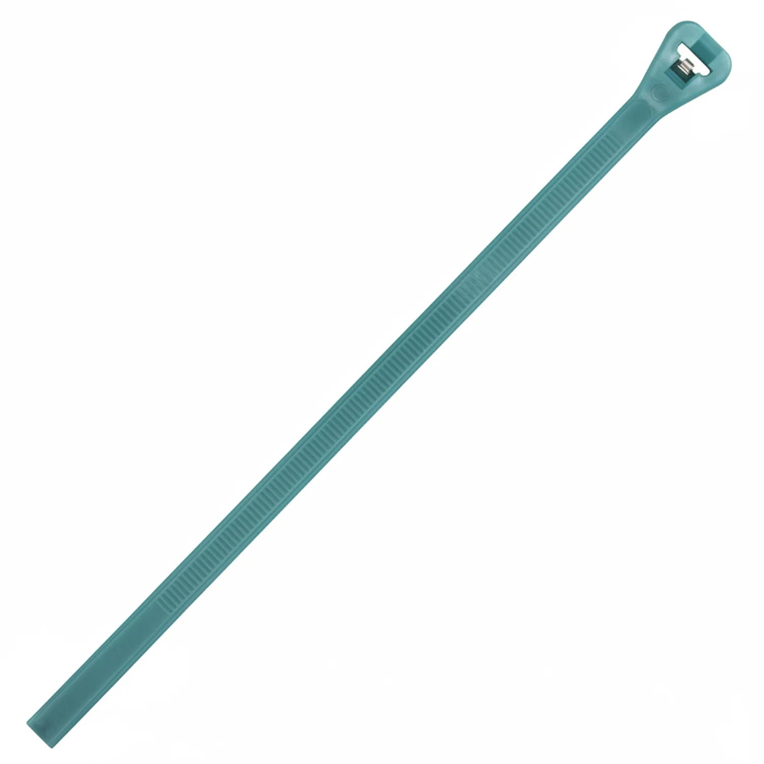 Thomas & Betts Ty-Rap TYZ23M 4" 18lb Aqua Radiation Resistant Tefzel Fluoropolymer Cable Tie 1000/Bag - Image 4