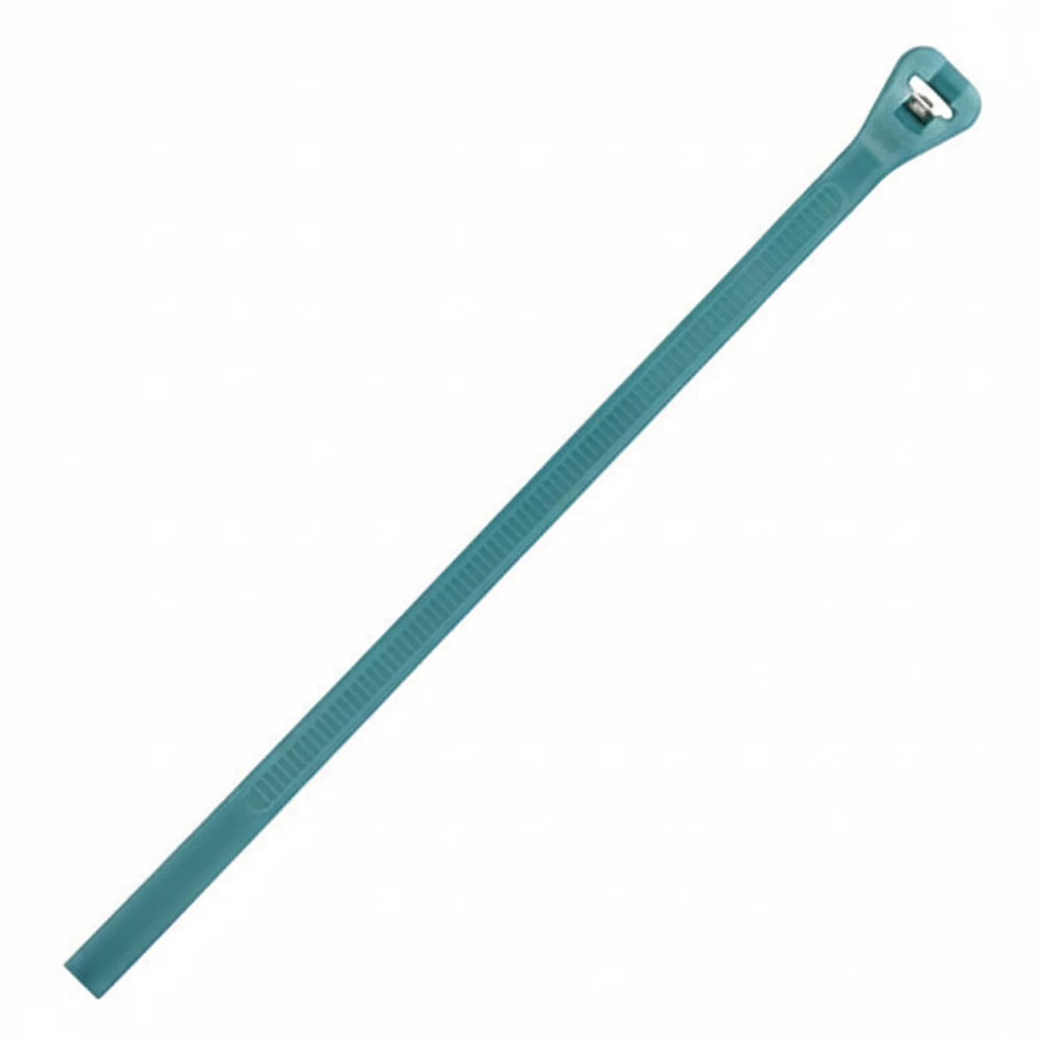 Thomas & Betts Ty-Rap TYZ25M 7" 50lb Aqua Radiation Resistant Tefzel Fluoropolymer Cable Ties / Zip Ties 1000/Bag - Image 4