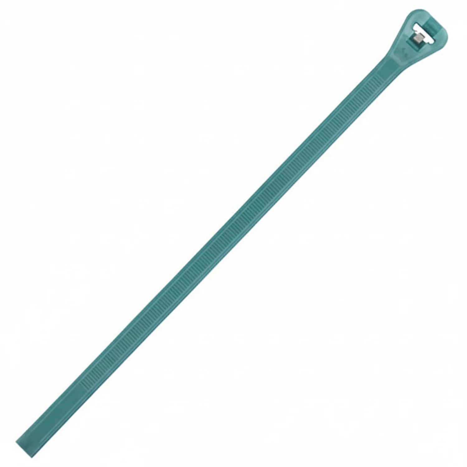 Thomas & Betts Ty-Rap TYZ27M 13" 120lb Aqua Radiation Resistant Tefzel Fluoropolymer Cable Ties / Zip Ties 100/Bag - Image 4