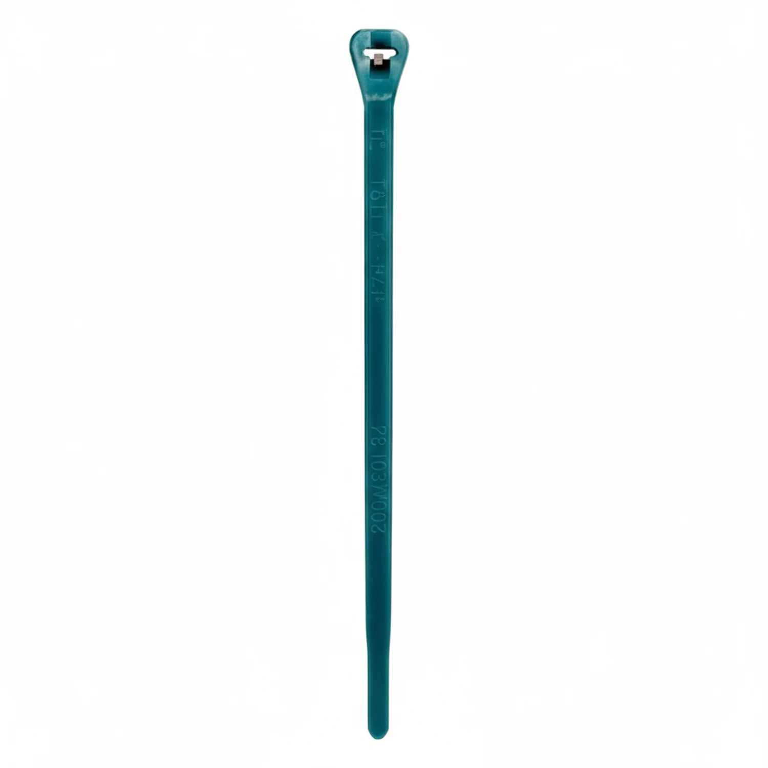 Thomas & Betts Ty-Rap TYZ28M 14" 50lb Aqua Radiation Resistant Tefzel Fluoropolymer Cable Ties / Zip Ties 500/Bag - Image 3