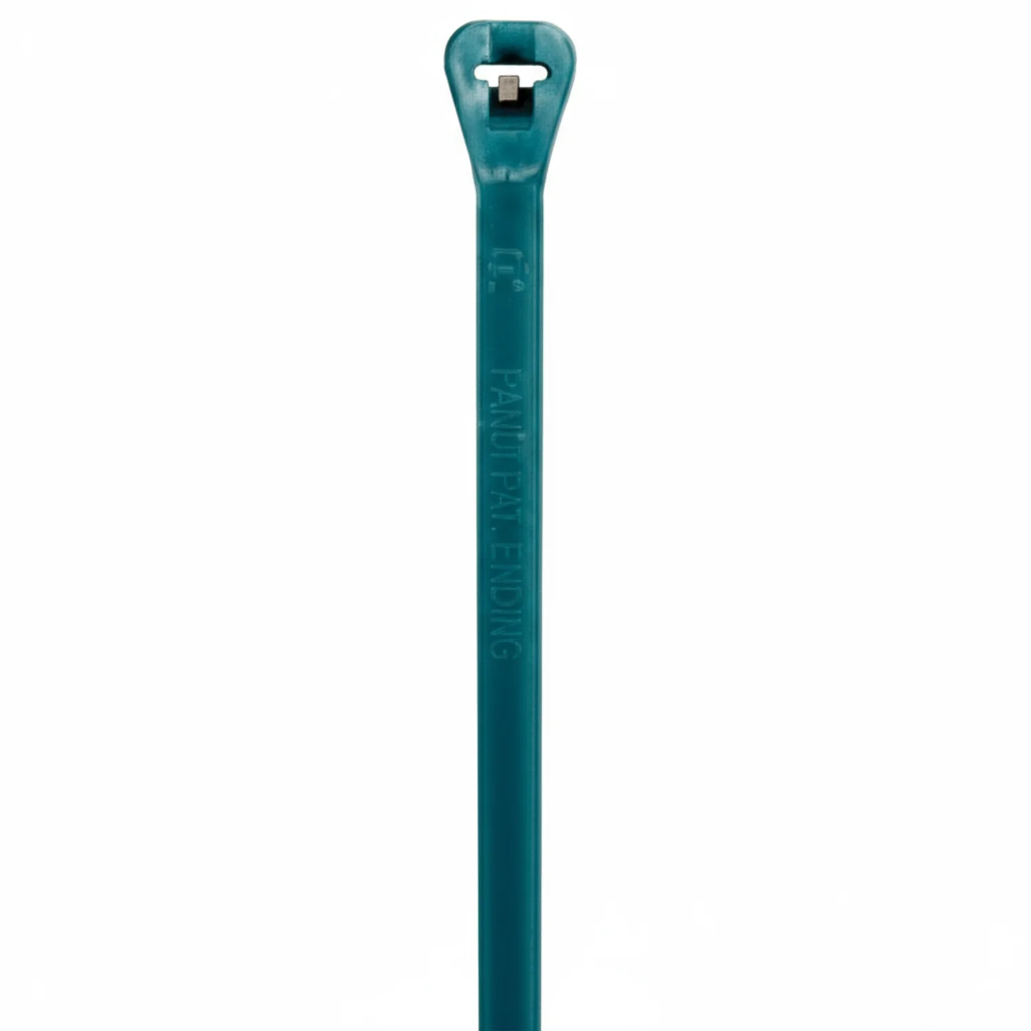 Thomas & Betts Ty-Rap TYZ523M 4" 18lb Aqua Radiation Resistant Tefzel Fluoropolymer Cable Ties / Zip Ties 100/Bag - Image 3