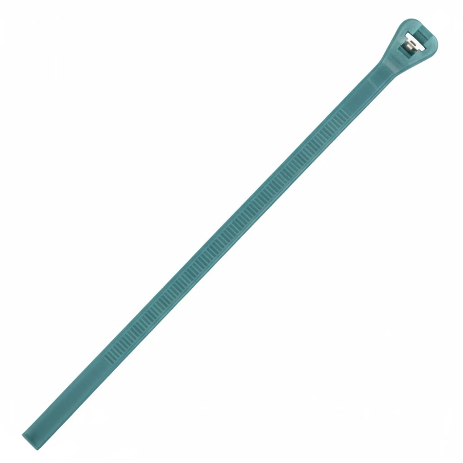 Thomas & Betts Ty-Rap TYZ523M 4" 18lb Aqua Radiation Resistant Tefzel Fluoropolymer Cable Ties / Zip Ties 100/Bag - Image 4