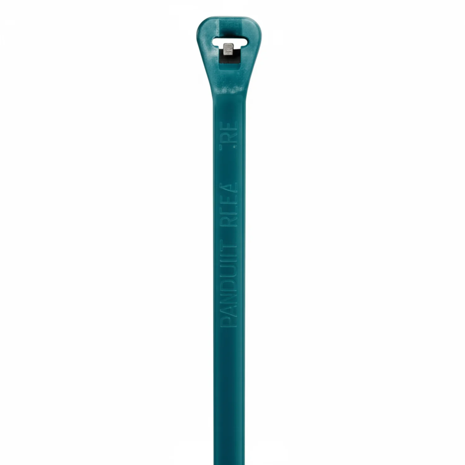 Thomas & Betts Ty-Rap TYZ525M 7" 50lb Aqua Radiation Resistant Tefzel Fluoropolymer Cable Ties / Zip Ties 100/Bag - Image 3