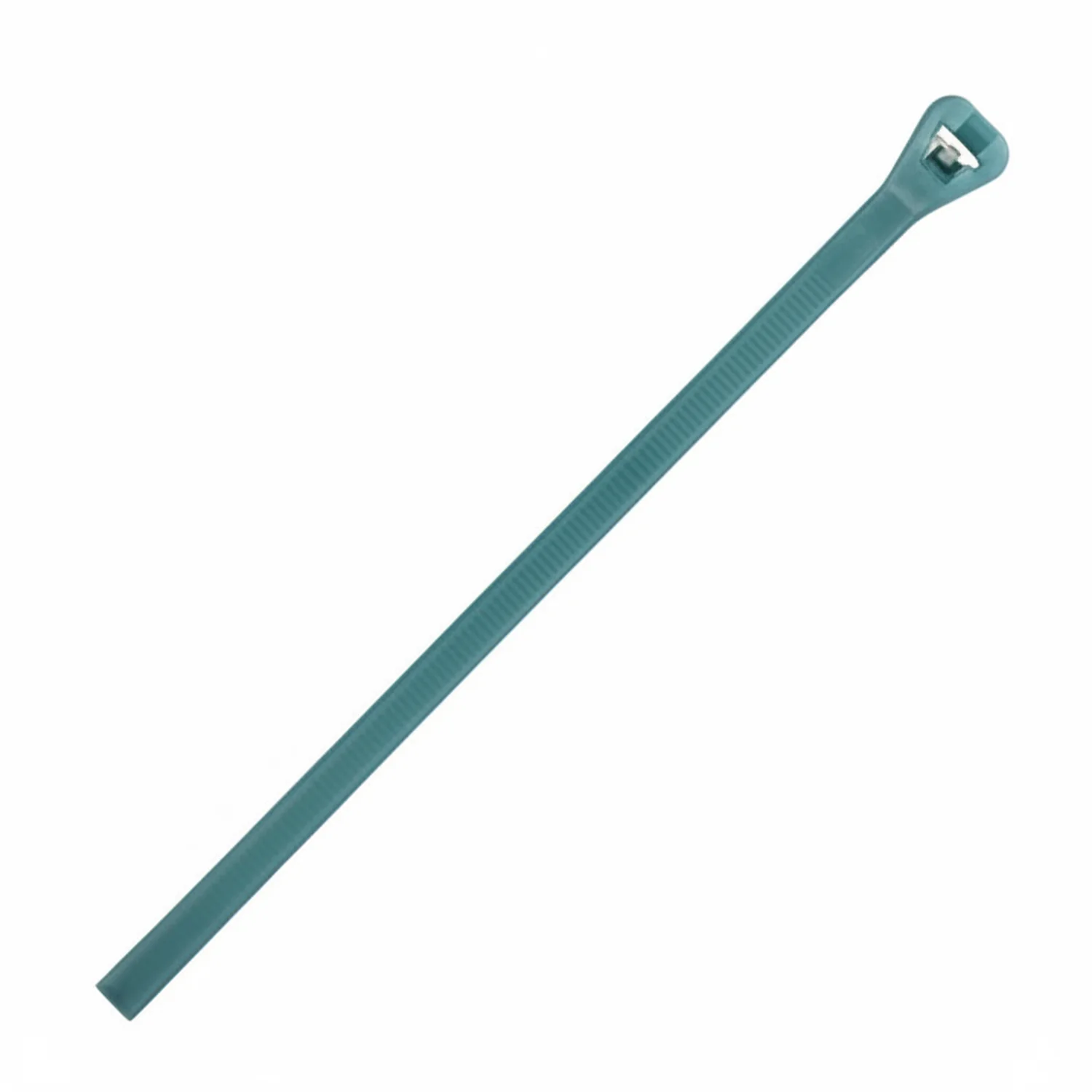 Thomas & Betts Ty-Rap TYZ525M 7" 50lb Aqua Radiation Resistant Tefzel Fluoropolymer Cable Ties / Zip Ties 100/Bag - Image 4