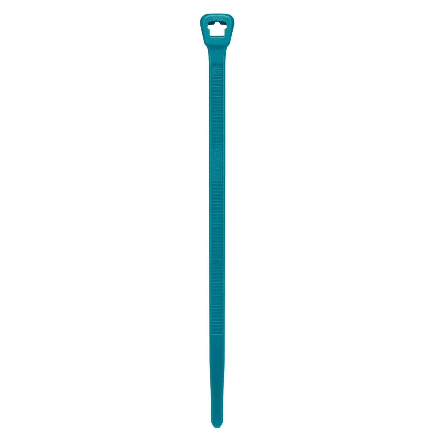 Thomas & Betts Ty-Rap TYZ527M 13" 120lb Aqua Radiation Resistant Tefzel Fluoropolymer Cable Ties / Zip Ties 50/Bag - Image 3