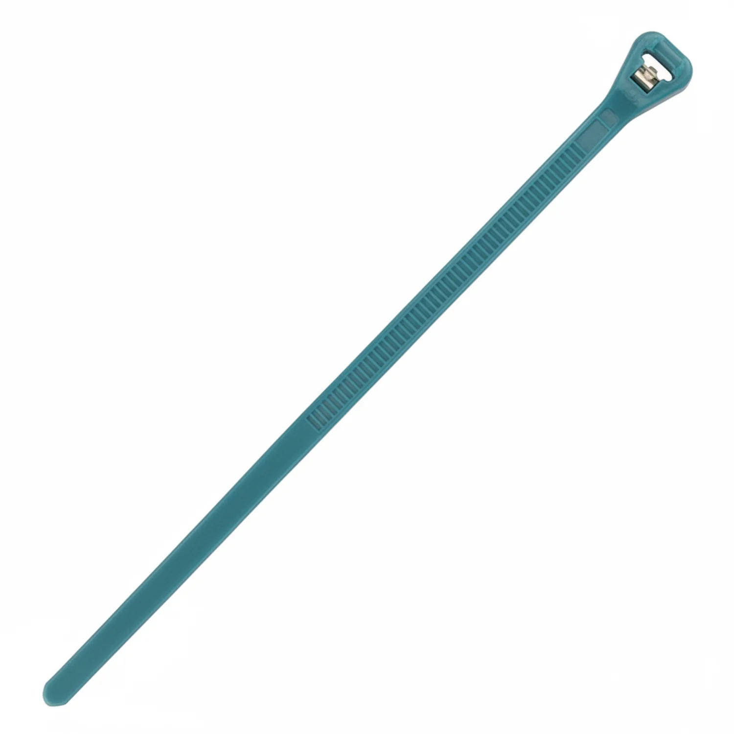 Thomas & Betts Ty-Rap TYZ527M 13" 120lb Aqua Radiation Resistant Tefzel Fluoropolymer Cable Ties / Zip Ties 50/Bag - Image 4