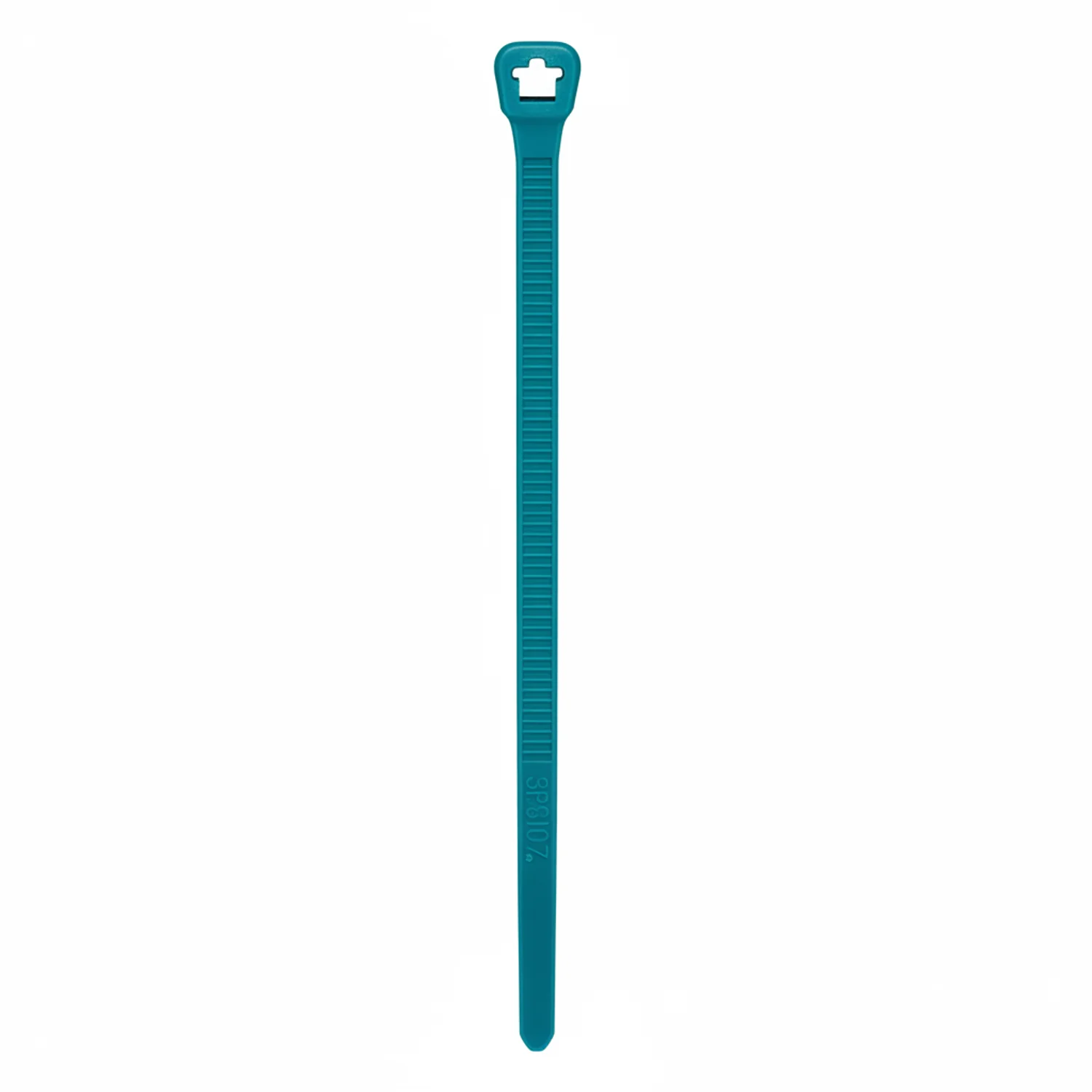 Thomas & Betts Ty-Rap TYZ528M 14" 50lb Aqua Radiation Resistant Tefzel Fluoropolymer Cable Ties / Zip Ties 100/Bag - Image 4