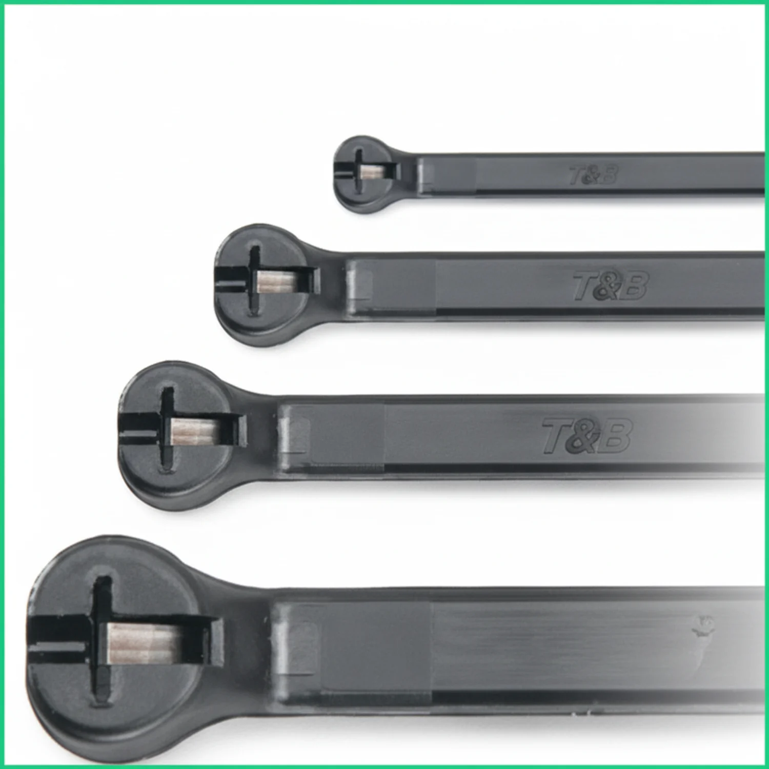Thomas & Betts TY27MX-A 13" 120lb Heat Stabilized Cable Tie 500/Bag - Image 6