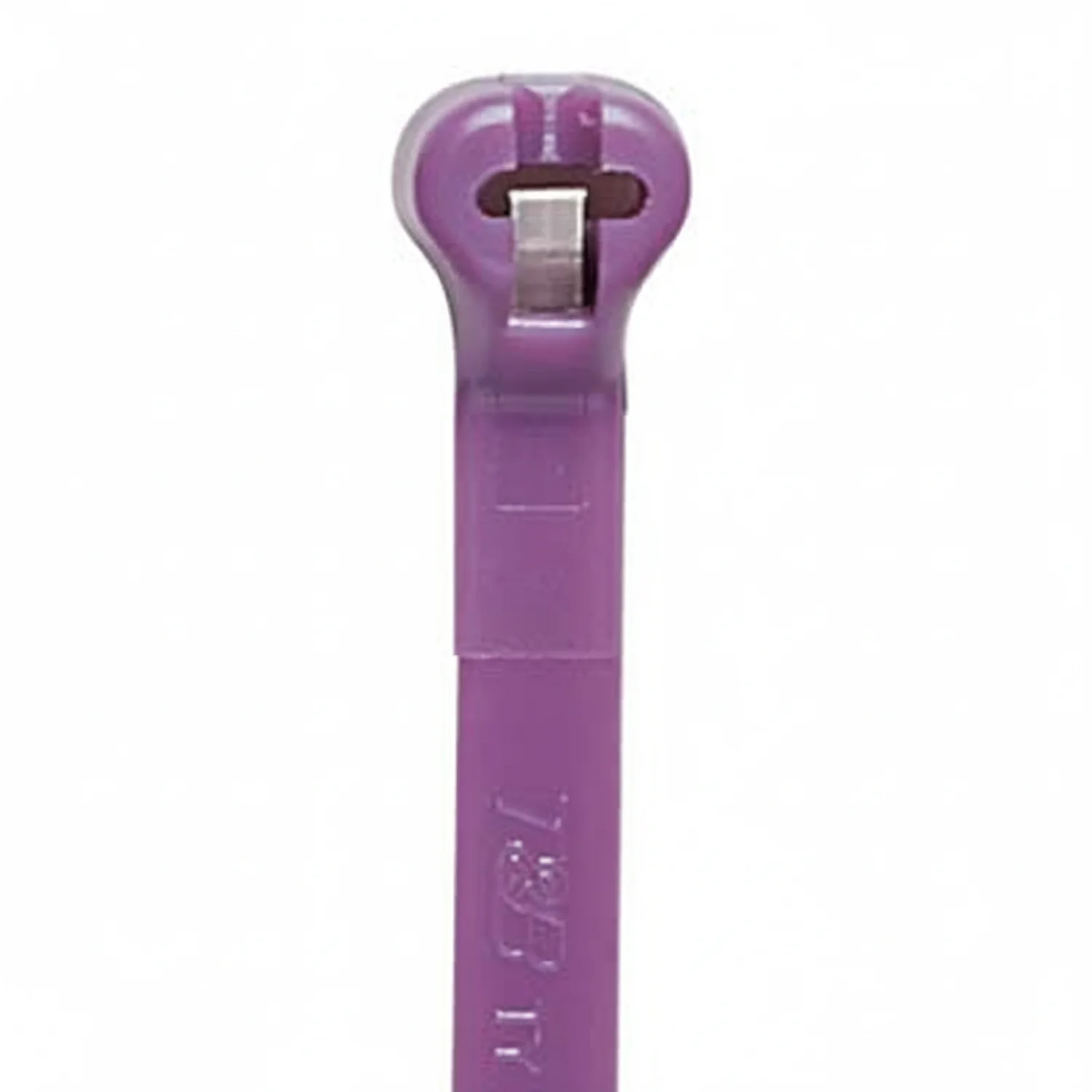 TY24M-7 Purple Polyamide (Nylon 6.6) Cable Tie (40 lb Tensile Strength)