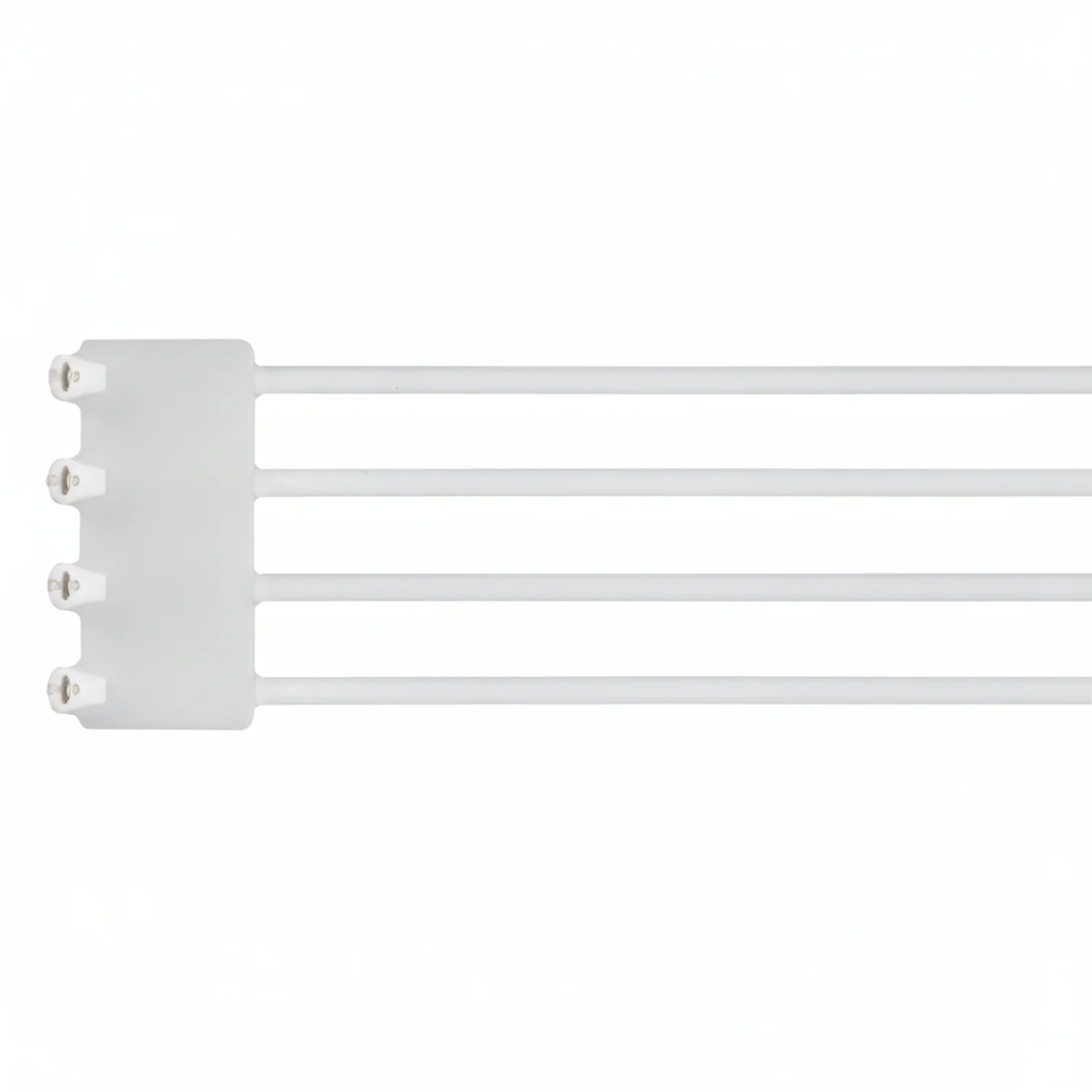 TY546MF Natural Polyamide (Nylon 6.6) Quadruple Strap Cable Tie (49 lb Tensile Strength)