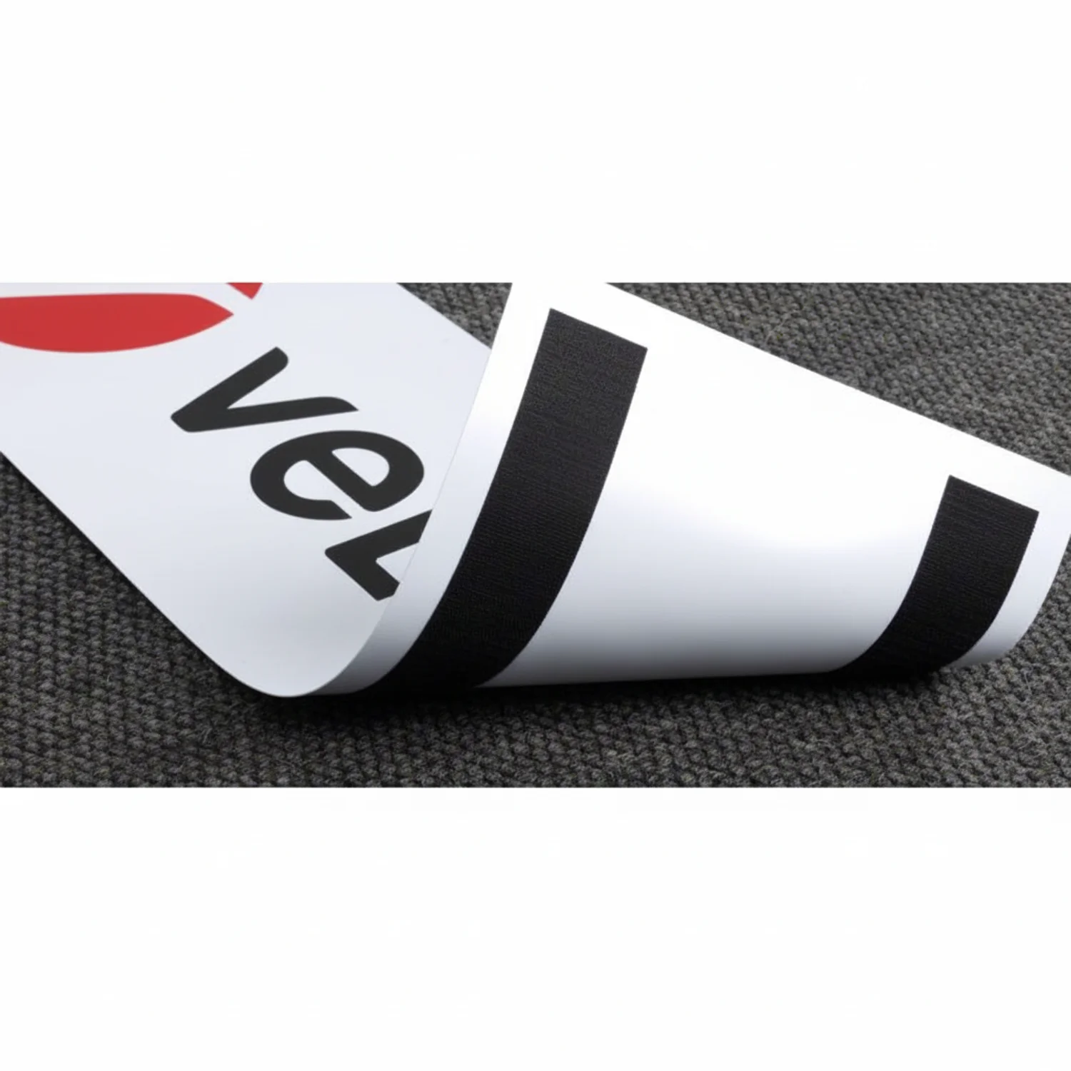 VELCRO BRAND Reclosable Fastener: Acrylic Adhesive, 75 ft, 1 in Wd, Black, Loop - Image 2